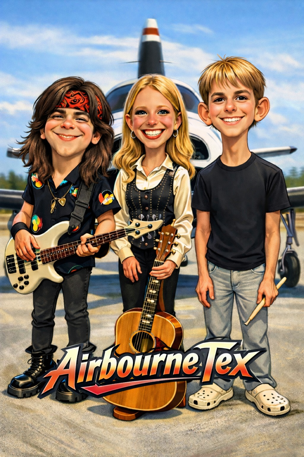 Airbourne Tex – Illustrated Art
