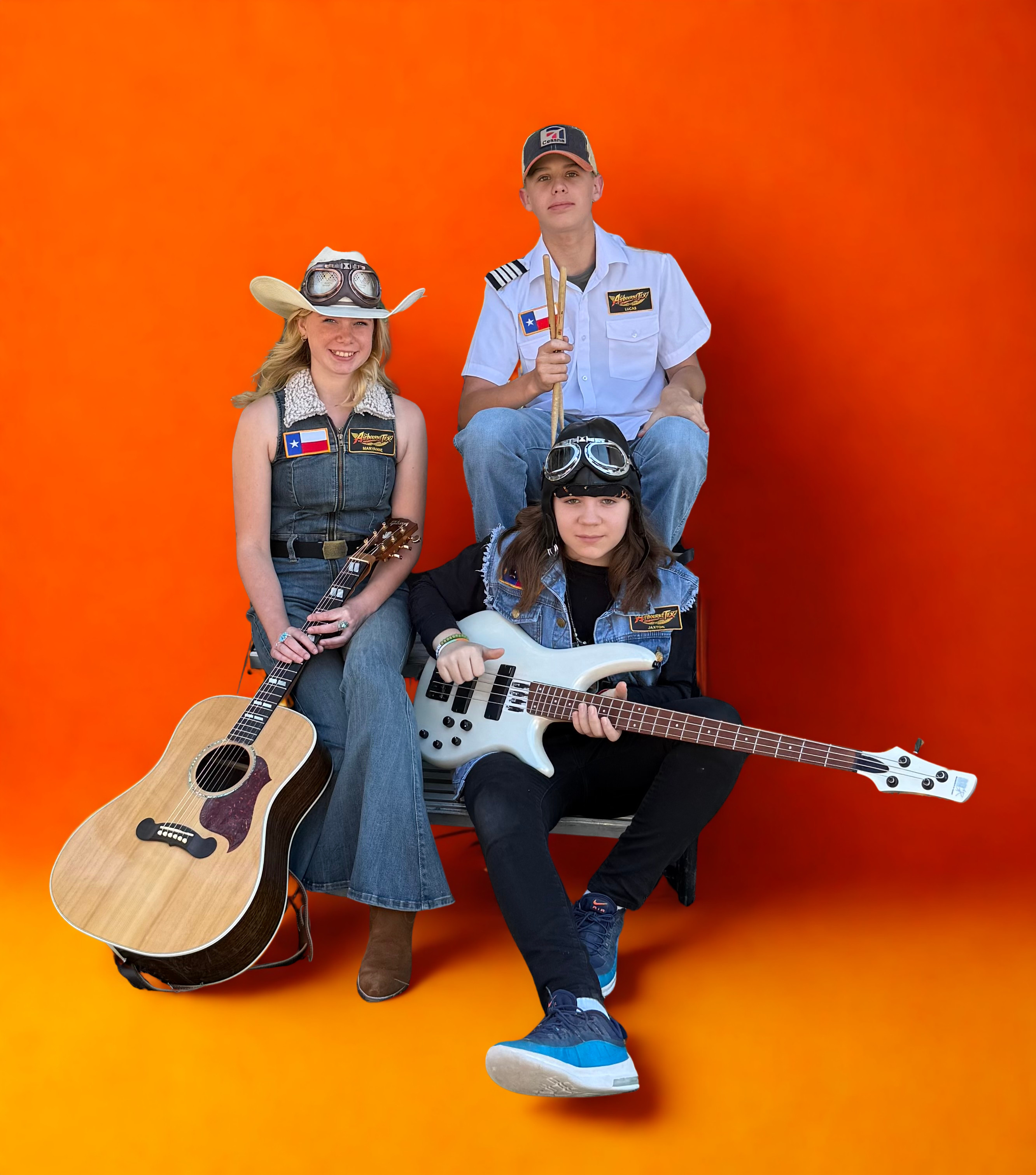 Airbourne Tex Band Photo