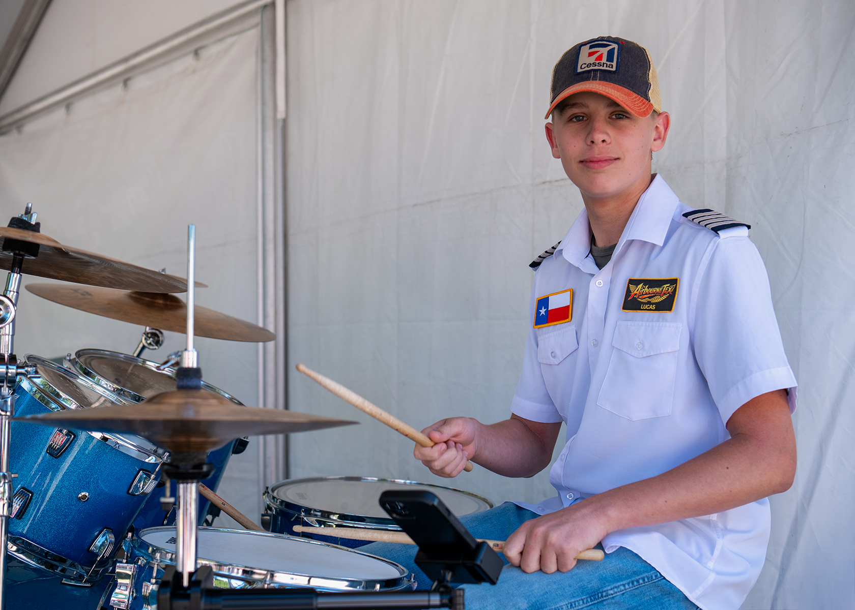 Airbourne Tex – drummer